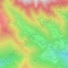 Mapa topográfico Aso de Sobremonte, altitud, relieve