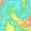 Mapa topográfico Zimmet, altitud, relieve