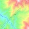 Mapa topográfico Marcella, altitud, relieve
