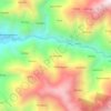 Mapa topográfico Jamli Pokara, altitud, relieve