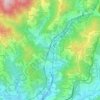 Mapa topográfico Ponteacqua, altitud, relieve