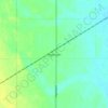 Mapa topográfico Ryerson, altitud, relieve