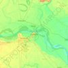 Mapa topográfico Ayodhya, altitud, relieve