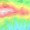 Mapa topográfico Cagigu la Campuca, altitud, relieve