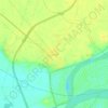 Mapa topográfico Harike, altitud, relieve