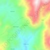 Mapa topográfico Pachaca, altitud, relieve