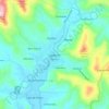 Mapa topográfico Igrejinha, altitud, relieve