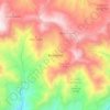 Mapa topográfico Berruecos, altitud, relieve