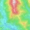 Mapa topográfico Benale, altitud, relieve