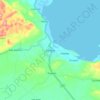 Mapa topográfico Barobo, altitud, relieve