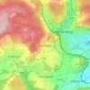 Mapa topográfico Gershasen, altitud, relieve