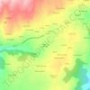 Mapa topográfico O Muíño de Marzán, altitud, relieve