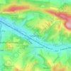 Mapa topográfico Kahlenberg, altitud, relieve