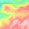 Mapa topográfico Tabosa, altitud, relieve