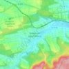 Mapa topográfico Stetten am Heuchelberg, altitud, relieve