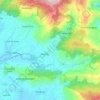 Mapa topográfico Shankharapur, altitud, relieve