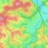 Mapa topográfico Hillmicke, altitud, relieve