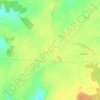 Mapa topográfico Charreau Bonneau, altitud, relieve