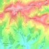 Mapa topográfico Old Heathfield, altitud, relieve