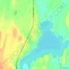 Mapa topográfico Potato Lake, altitud, relieve