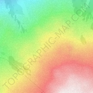 Mapa topográfico Grotta del Gelo, altitud, relieve