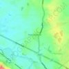 Mapa topográfico Fenny Drayton, altitud, relieve