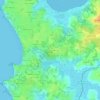 Mapa topográfico Couarne, altitud, relieve