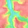 Mapa topográfico La Maladrerie, altitud, relieve