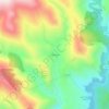 Mapa topográfico Fresnedelo, altitud, relieve