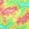 Mapa topográfico Günterod, altitud, relieve