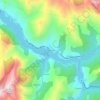 Mapa topográfico Tanes / Tañes, altitud, relieve