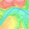 Mapa topográfico Бродок, altitud, relieve