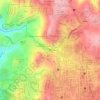 Mapa topográfico Hinulugang Taktak, altitud, relieve