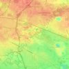 Mapa topográfico La Roe, altitud, relieve