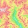 Mapa topográfico Poschiavo, altitud, relieve