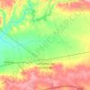 Mapa topográfico La Palma del Condado, altitud, relieve