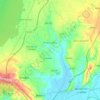 Mapa topográfico Ferreira-a-Nova, altitud, relieve