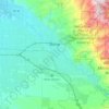 Mapa topográfico Boise, altitud, relieve