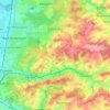 Mapa topográfico Östringen, altitud, relieve