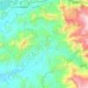 Mapa topográfico Oyotún, altitud, relieve