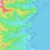 Mapa topográfico Colera, altitud, relieve