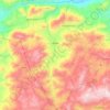 Mapa topográfico Atima, altitud, relieve