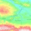 Mapa topográfico Juan Santiago, altitud, relieve