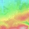 Mapa topográfico Schwann, altitud, relieve