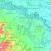 Mapa topográfico Grad Mursko Središće, altitud, relieve