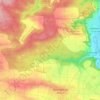 Mapa topográfico Flurstück Anhausen, altitud, relieve