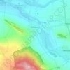 Mapa topográfico Goldbach, altitud, relieve