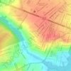 Mapa topográfico Golandim, altitud, relieve