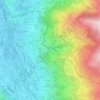 Mapa topográfico Vier-Bordes, altitud, relieve