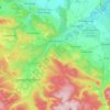Mapa topográfico Georgenthal, altitud, relieve